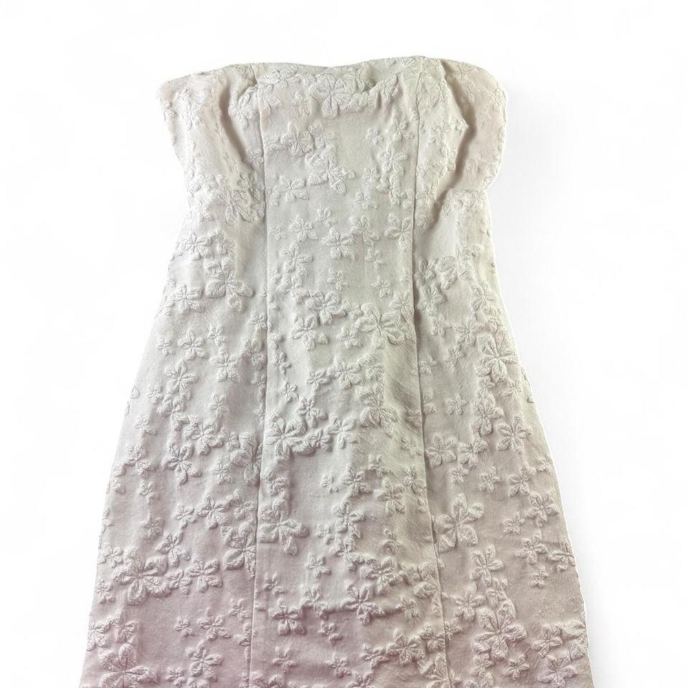 Princess Polly White Strapless Bridal Mini Dress